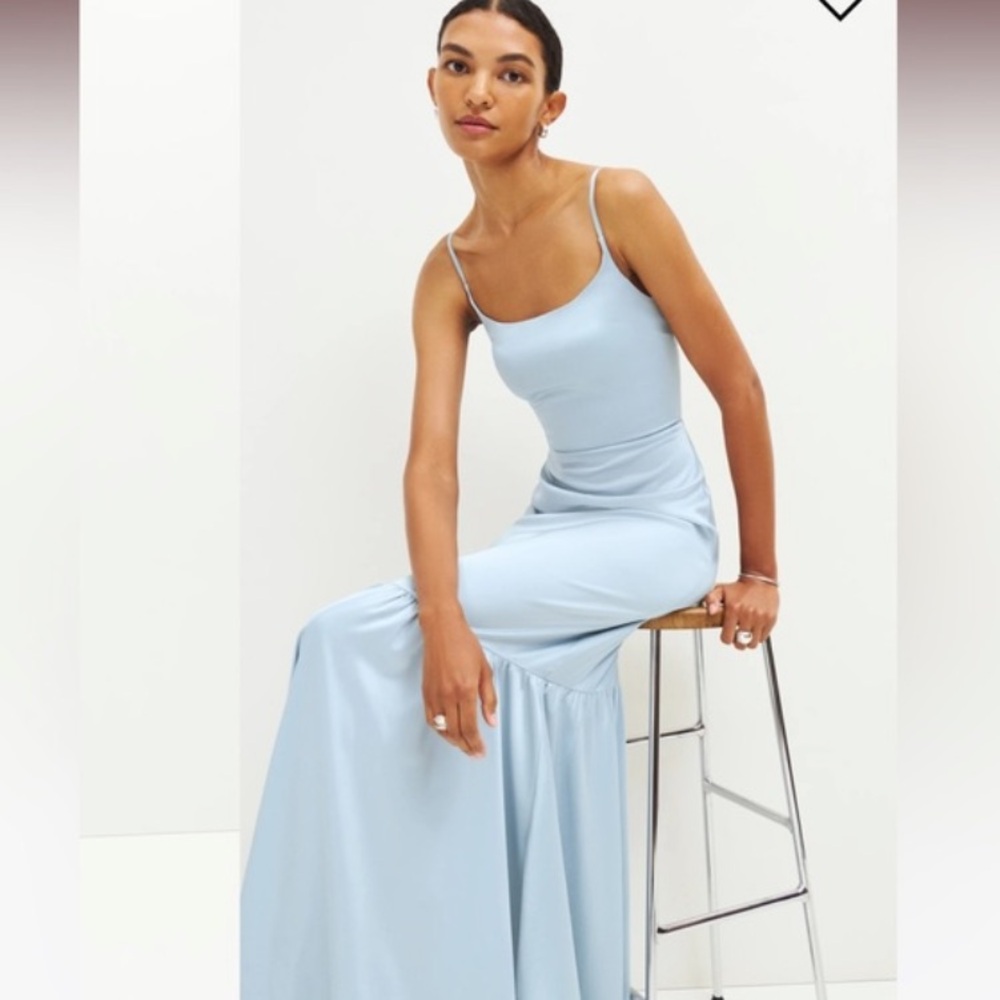 Reformation Light Blue Maxi Dress - Picture 4 of 10